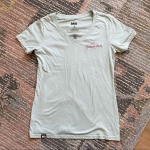 REI v-neck tee